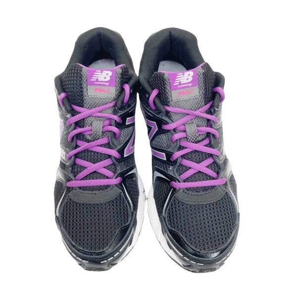 New Balance Running Course Black Purple Sneakers Sz 9.5 - Picture 2 of 9